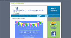 Desktop Screenshot of cohasseteducation.org